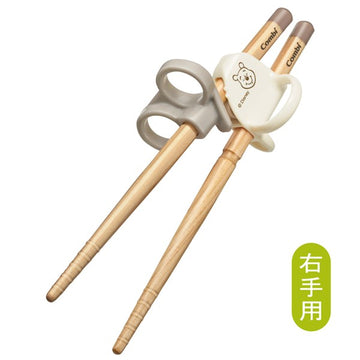 コンビ はじめておはし 木箸 くまのプーさん 右手用
